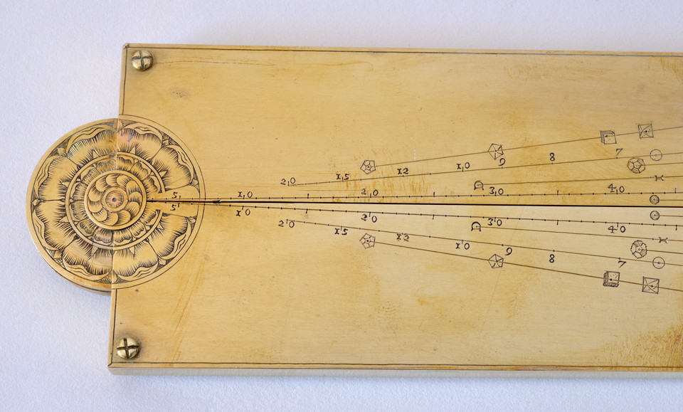 Proportionalzirkel Johannes Maccarius